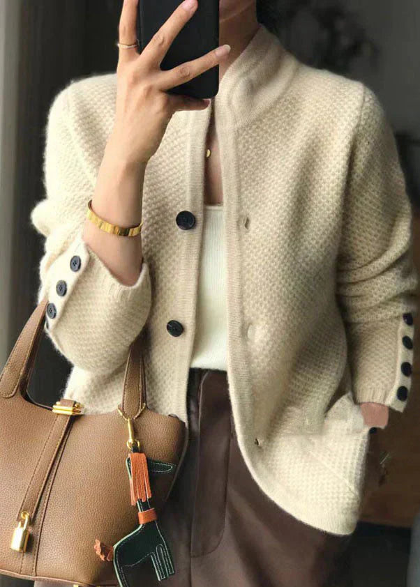 Claire | Cashmere blend cardigan with buttons