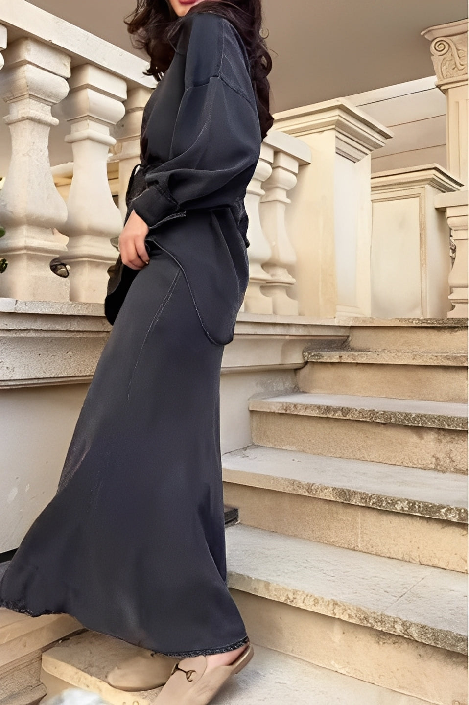 Amara | Long-Sleeved Shirt and Skirt Set