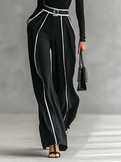 Vivienne | Elegant Belted Two-Piece Set