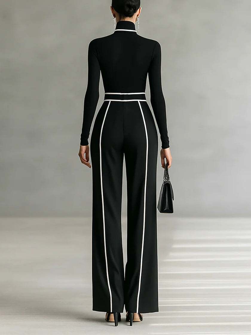 Vivienne | Elegant Belted Two-Piece Set