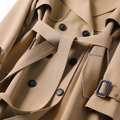 Vespara | Elegant Trench Coat with Timeless Style