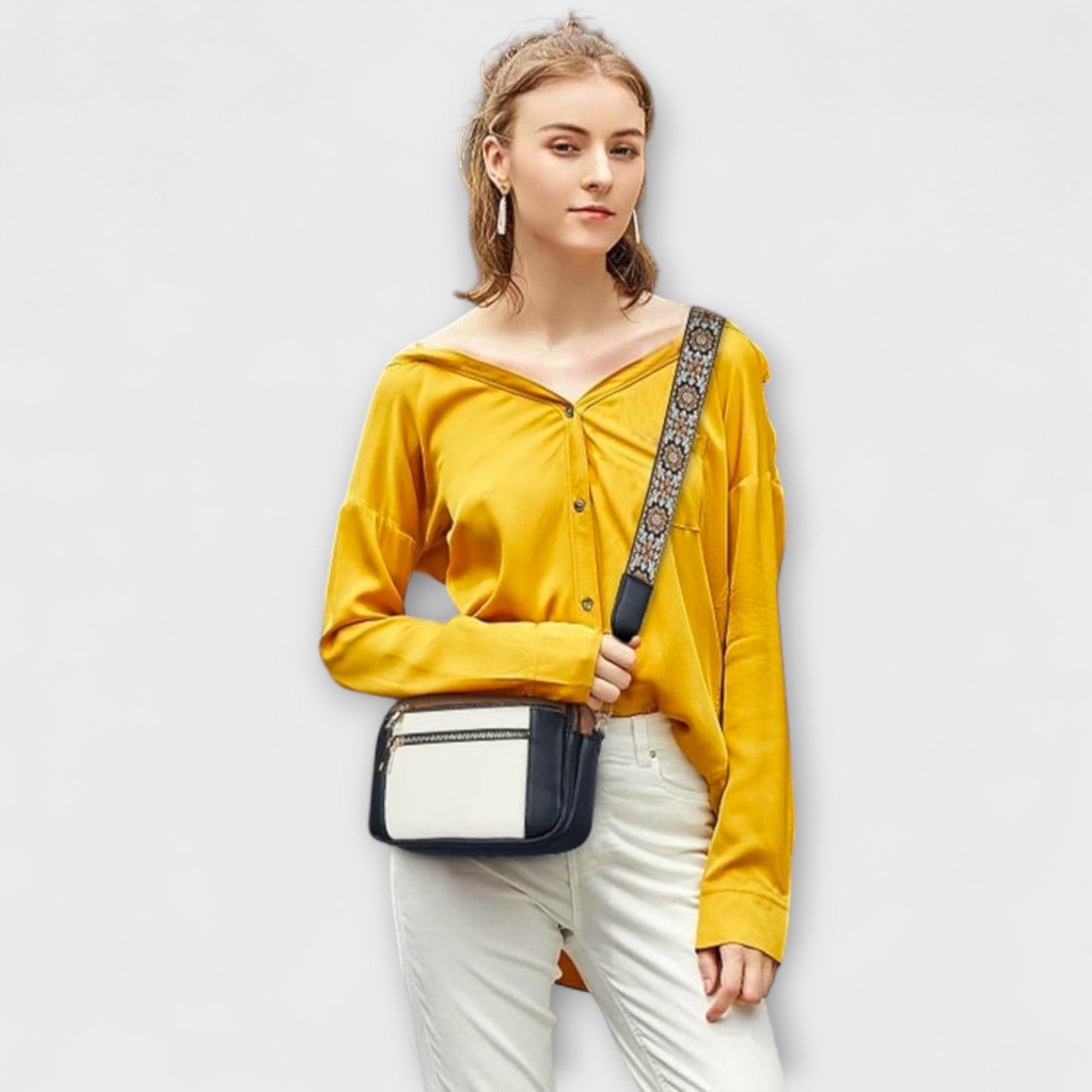 Harper | Elegant Leather Shoulder Bag