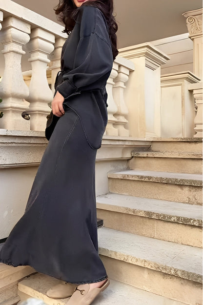 Amara | Long-Sleeved Shirt and Skirt Set